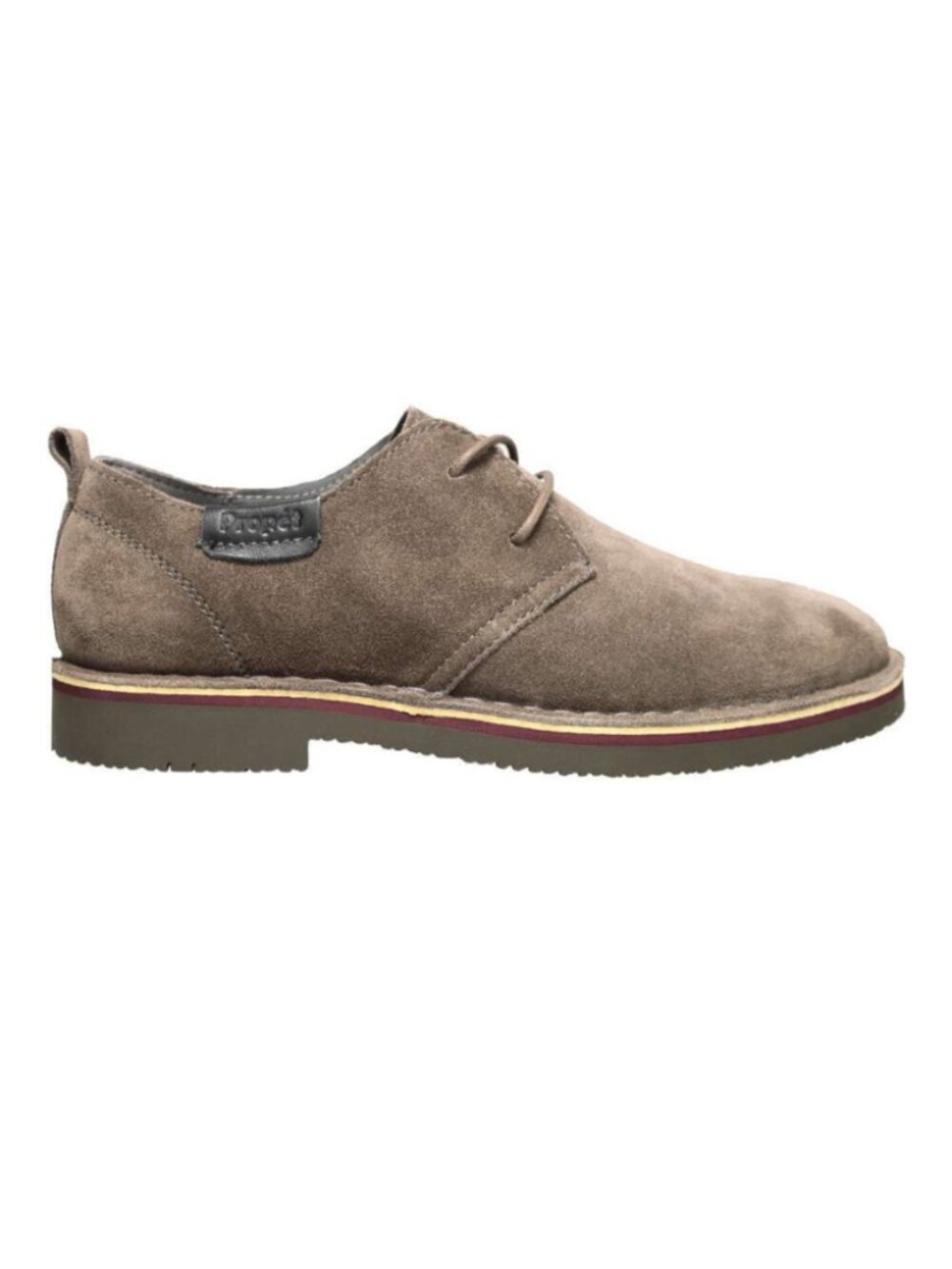Propét Finn Men's Comfort Suede Dress Oxfords - Stone